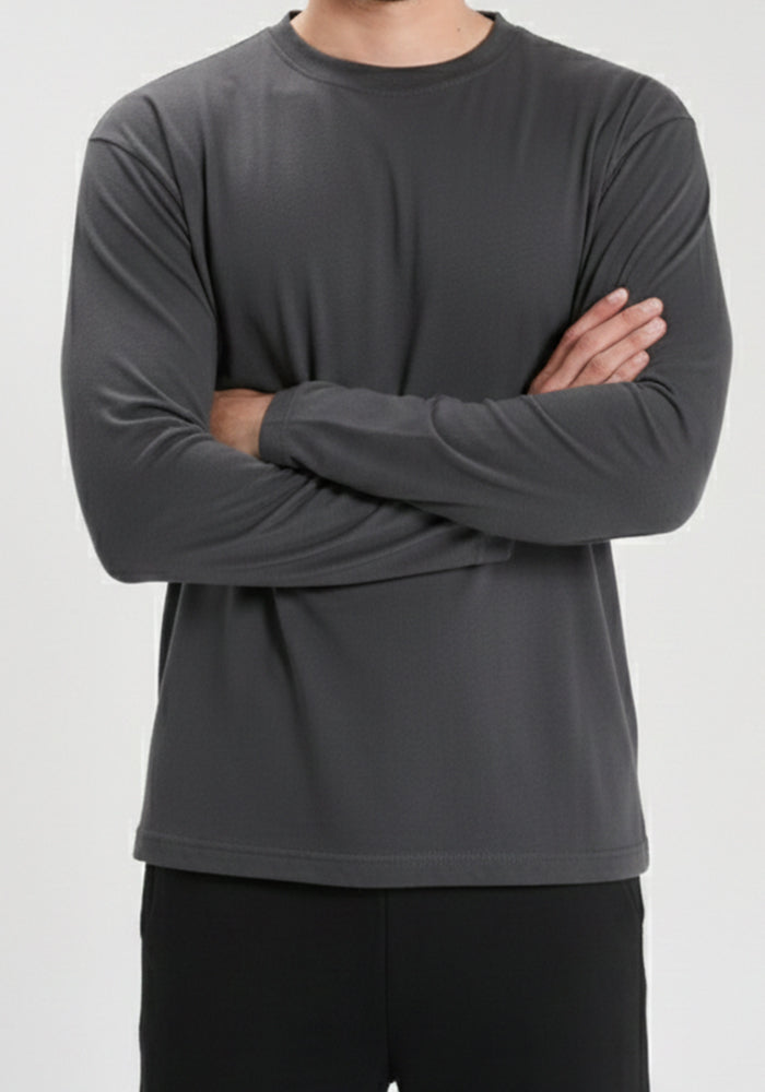 Relaxed Long Sleeve T Shirt - Lightweight