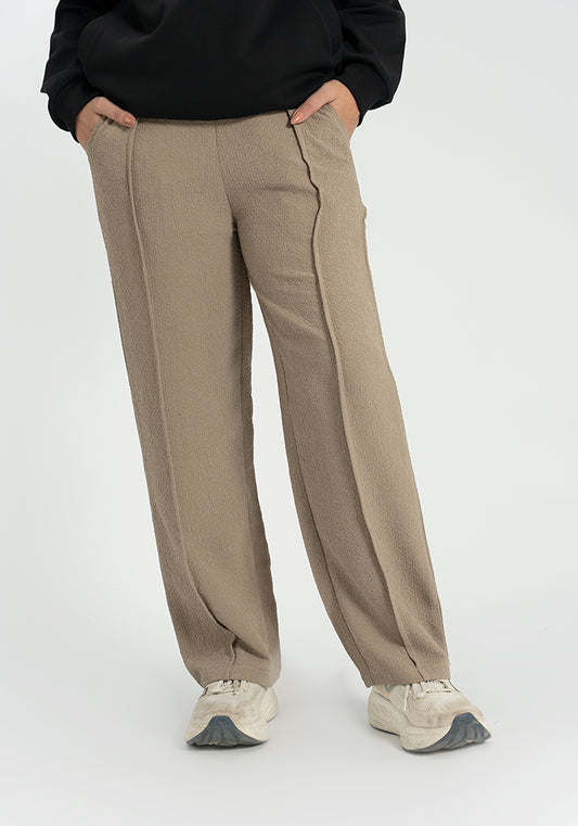 Textured Tailored Pants