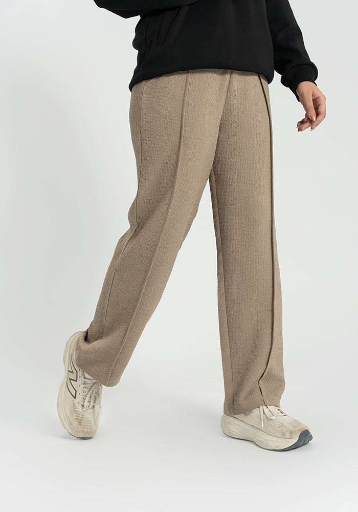 Textured Tailored Pants