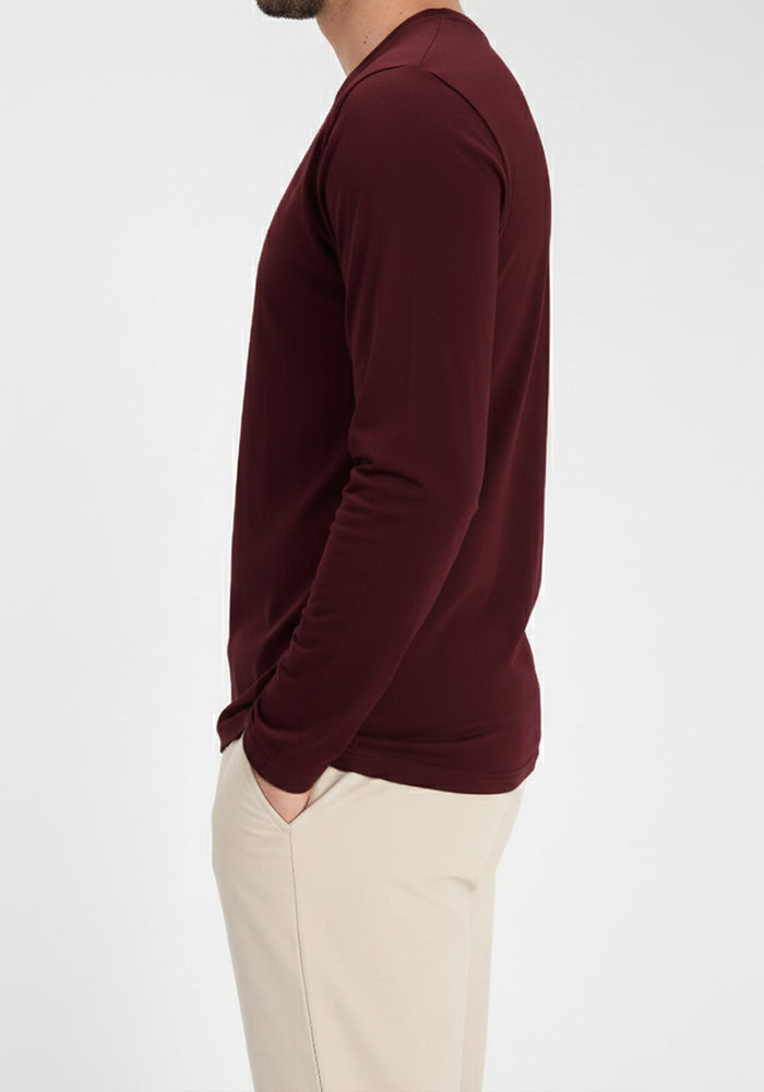 Fitted Long Sleeves T-Shirt