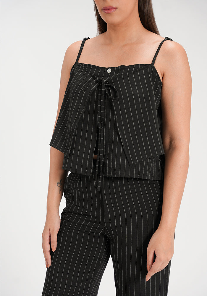 Midnight Stripe Top