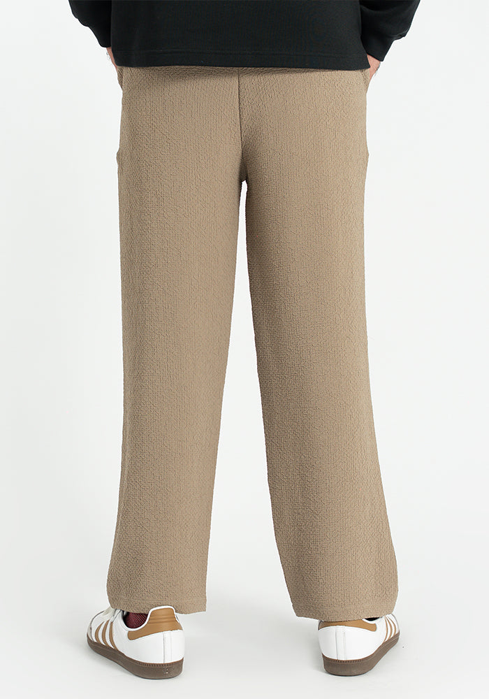 Textured Tailored Pants