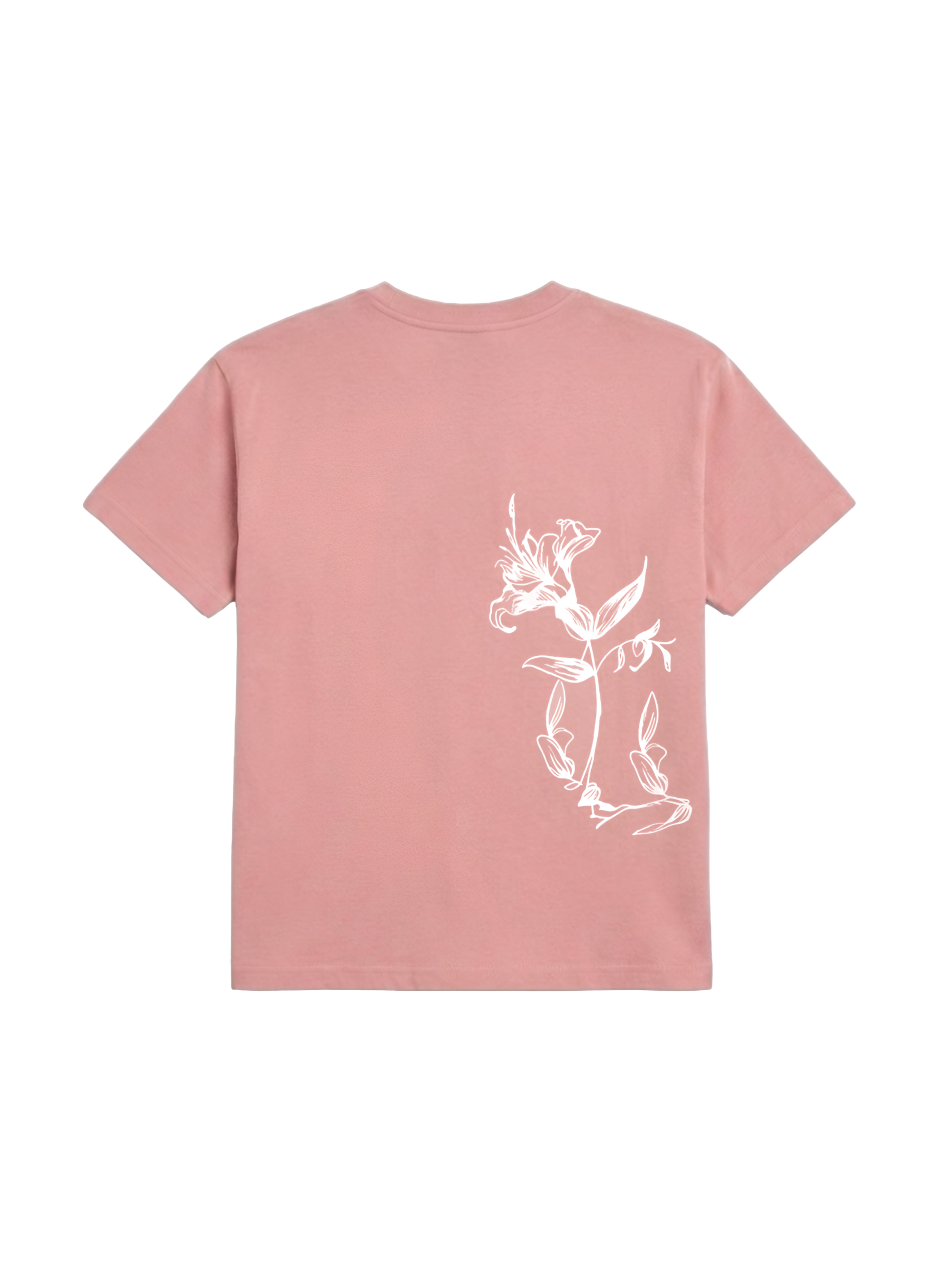 Printed Tee - Petal