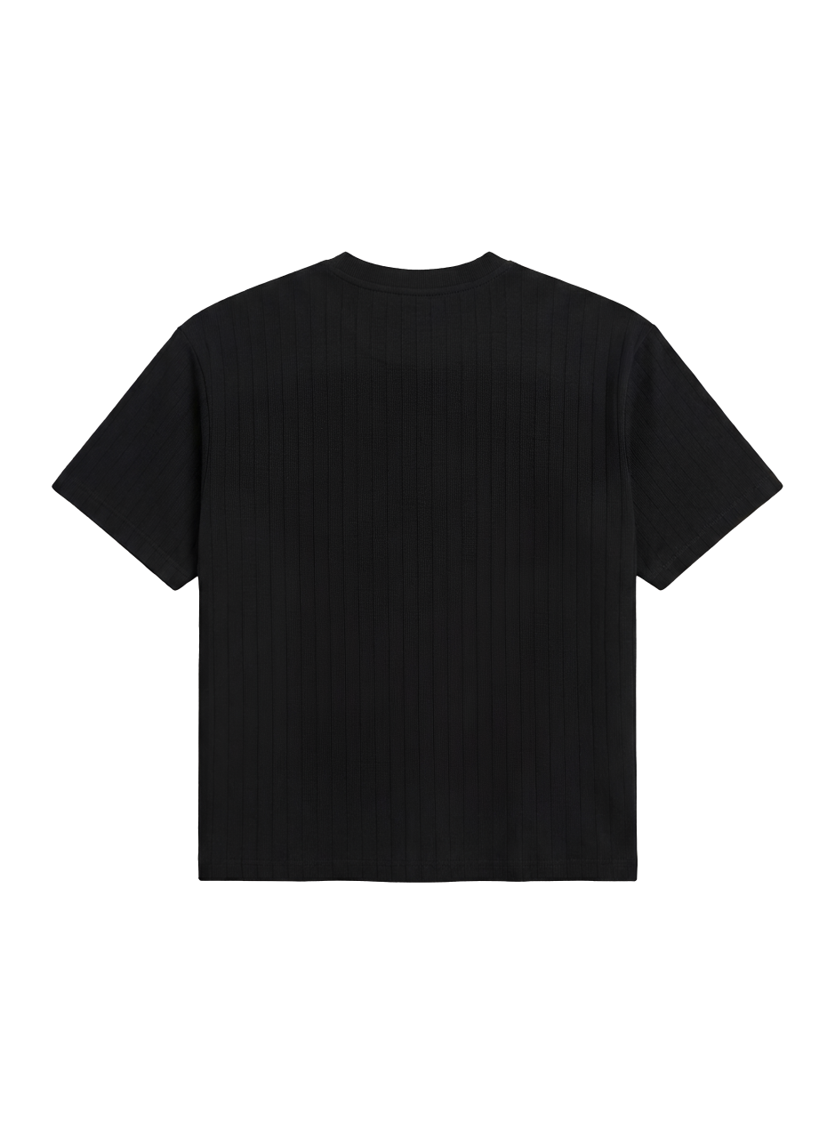 Printed Tee - Embroidered Floral