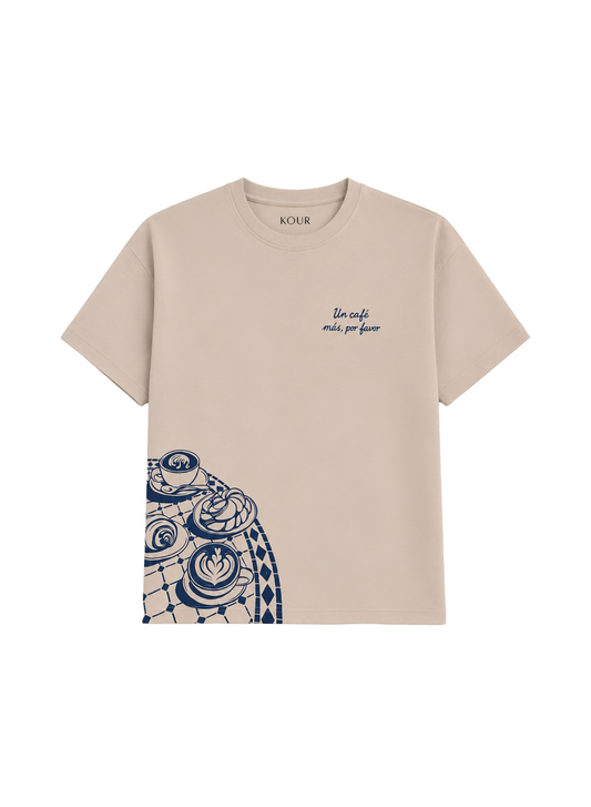 Printed Tee - One More Coffee