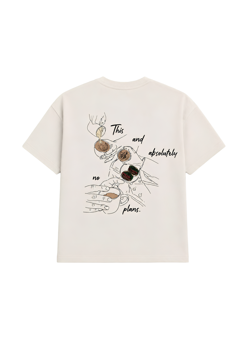 Printed Tee - Slow Living
