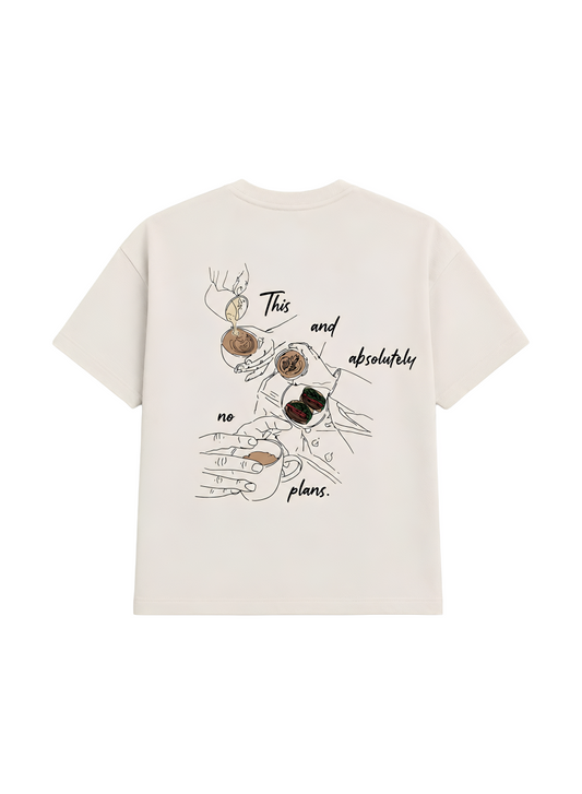 Printed Tee - Slow Living